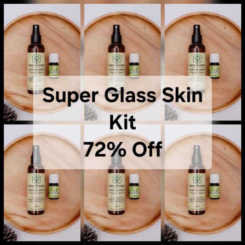 SUPER glass skin kit (12 BOTTLES)+FREE 2 HAIR GROWER MIST