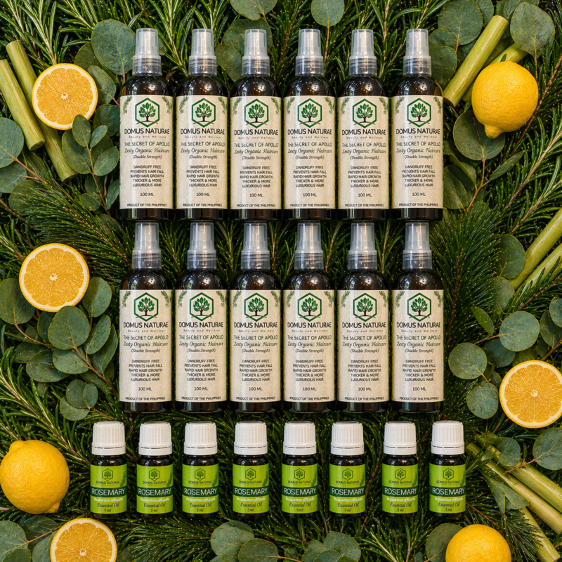 Power #3 Hair Growth Kit For Phase III Results (12 Apollo Scalp Mist) + (8 Ultra Pure Rosemary Oil) 18 weeks usage